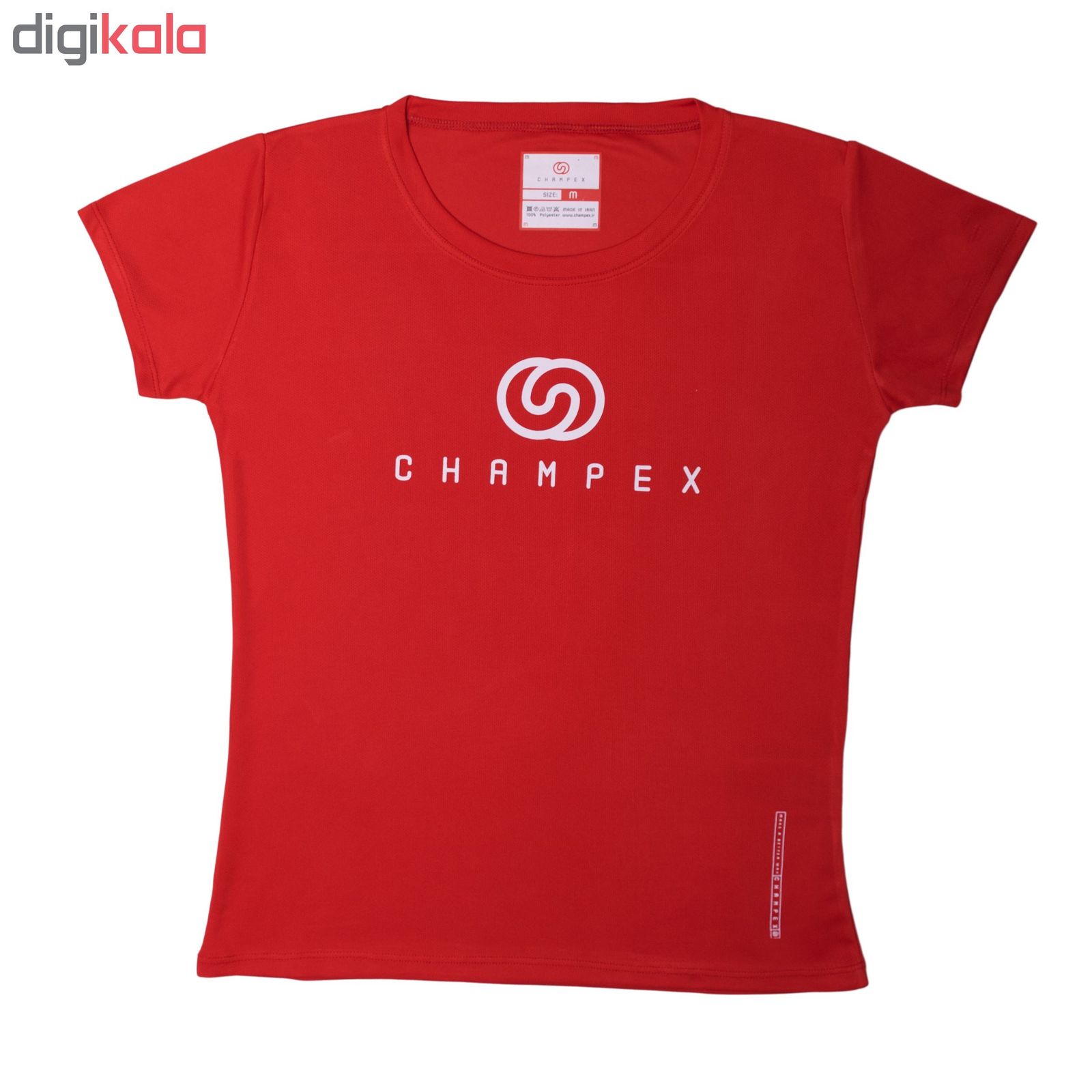 تیشرت ورزشی زنانه چمپکس مدل CHX-TWO Red