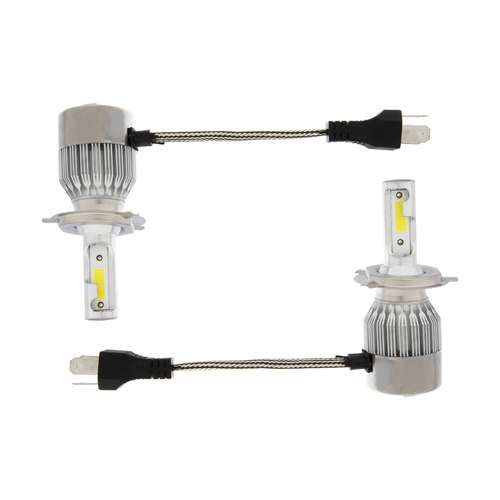 لامپ هدلایت خودرو مدل C6 H4 بسته دو عددی