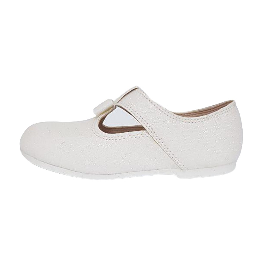 کفش طرح پاپیونی کد 12324 رنگ سفید