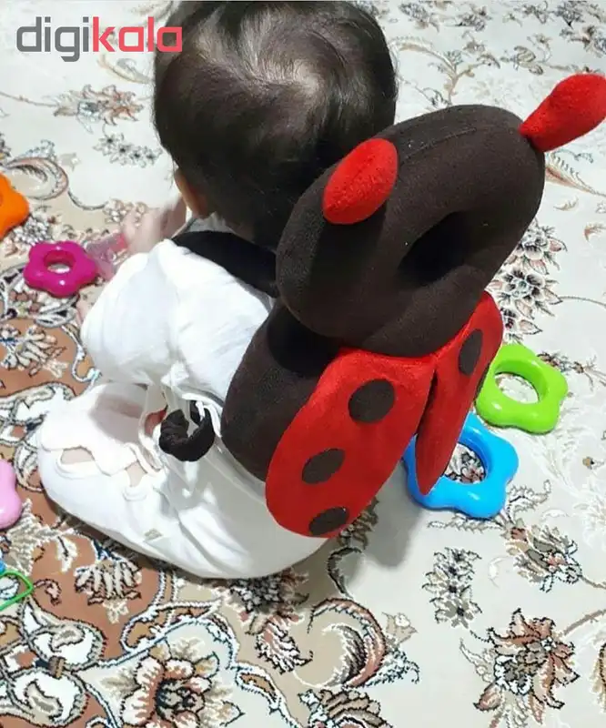 محافظ سر کودک نی نی دوست مدل کفشدوزک کد 1 gh