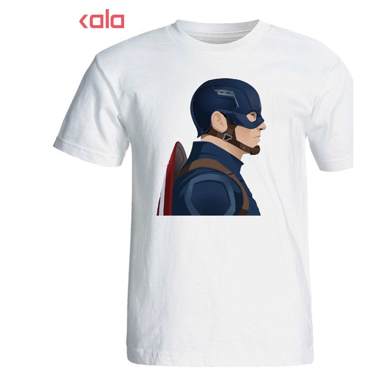 تی شرت مردانه سالامین طرح Captain America کد SA249