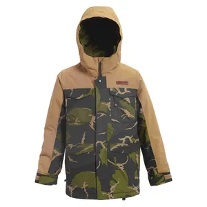 کاپشن اسکی پسرانه برتون مدل Covert Mtn Camo/Kelp
