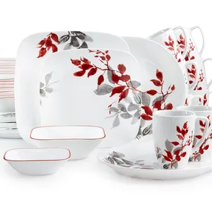 سرویس غذاخوری 26 پارچه کورل طرح Kyoto Leaves