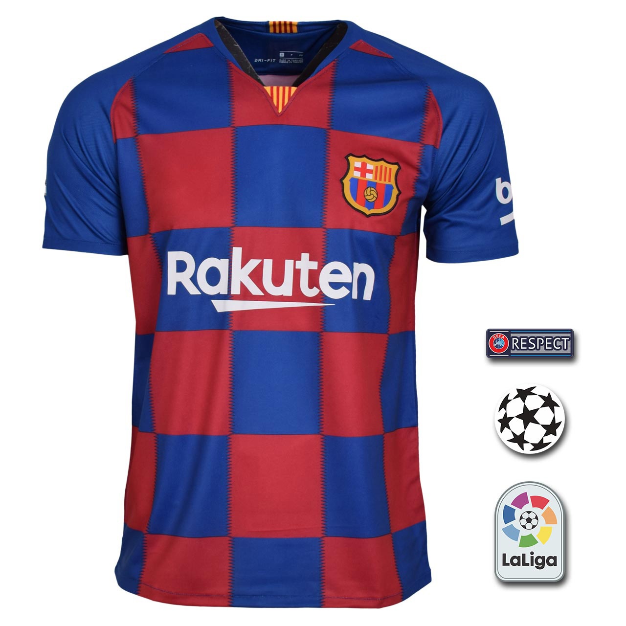 پیراهن ورزشی مردانه طرح بارسلونا مدل home19-20 به همراه تگ