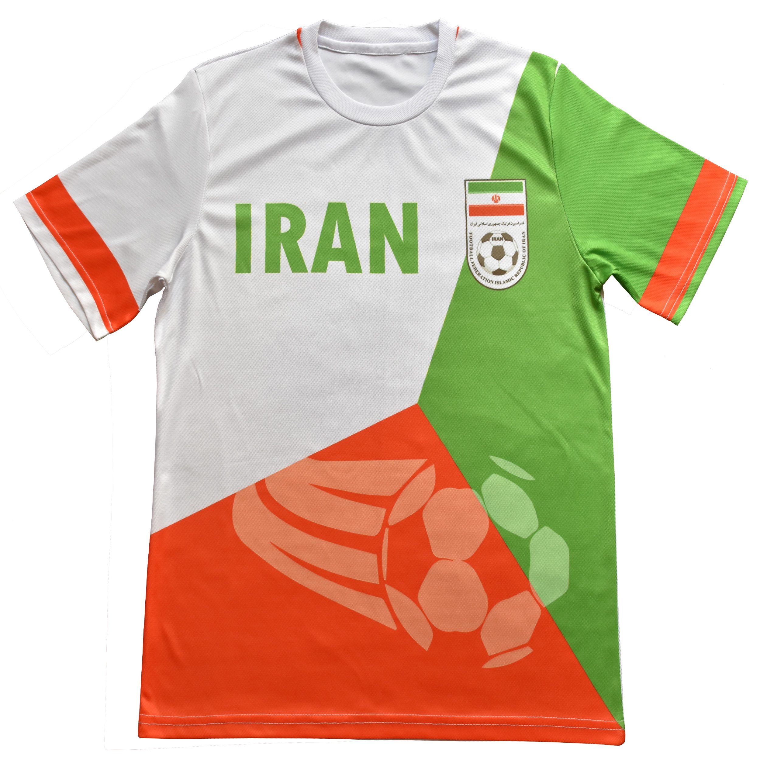 تیشرت ورزشی مردانه طرح تیم ملی ایران کد ۶۰۰۸