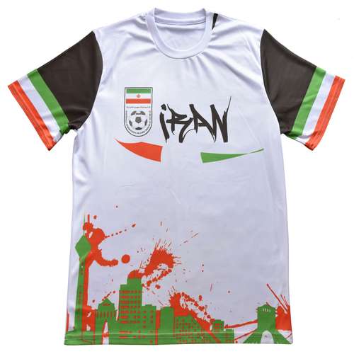 تیشرت ورزشی مردانه طرح تیم ملی ایران کد ۶۰۰۳