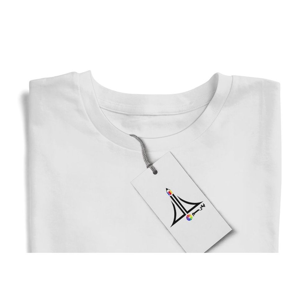 تی شرت زنانه به رسم طرح دور قلب کد 572 -  - 5