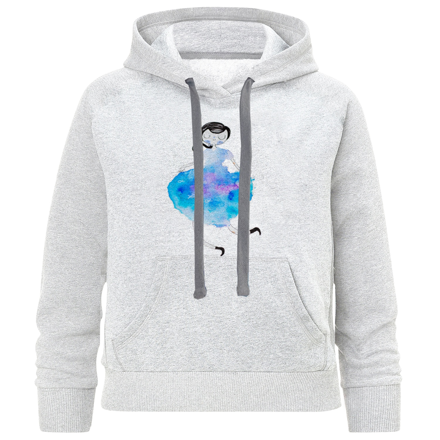هودی دخترانه طرح Cloud Girl C108
