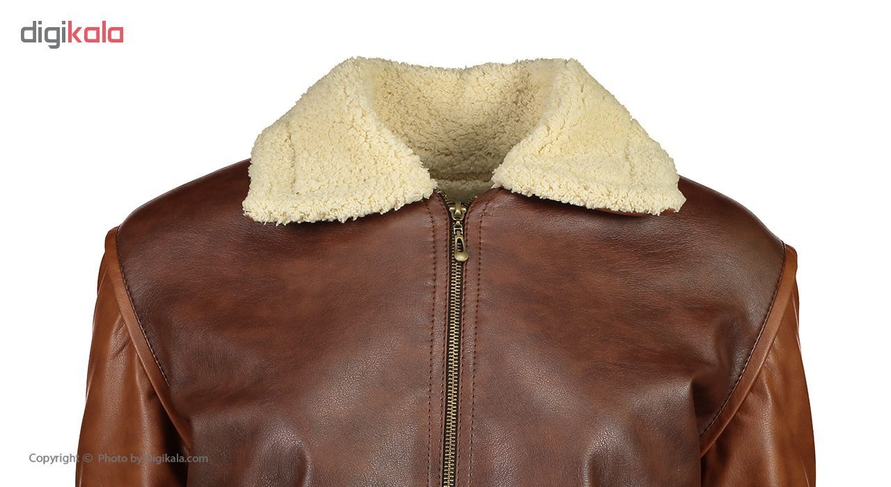 کاپشن چرم زنانه دثار مدل ۶۶۷ -  - 3