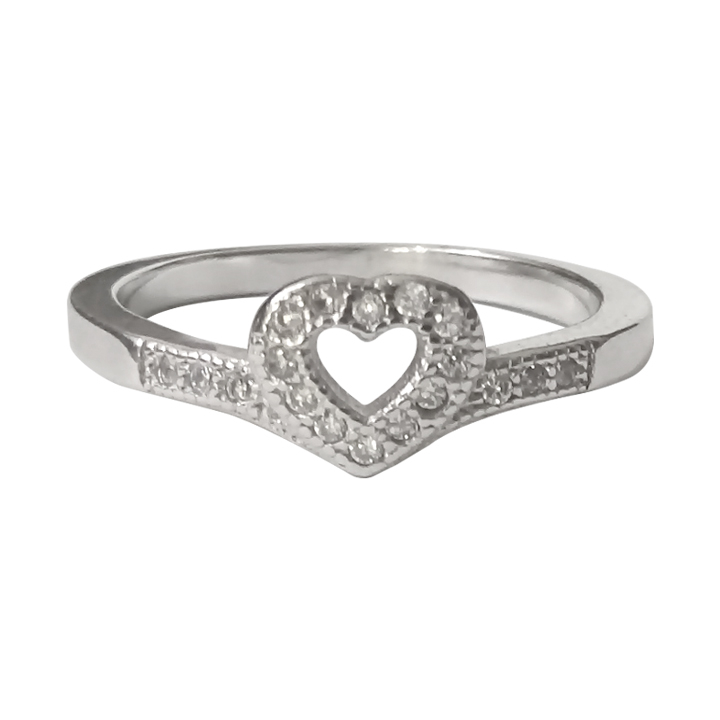 انگشتر نقره زنانه سورئال دیزاین طرح Heart