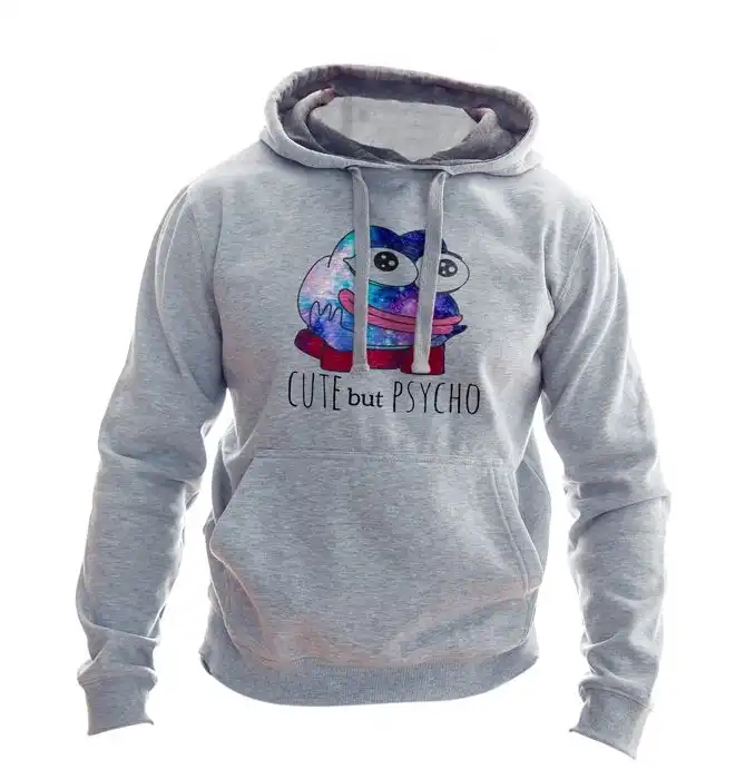 هودی زنانه به رسم طرح استیکر بانمک کد 191