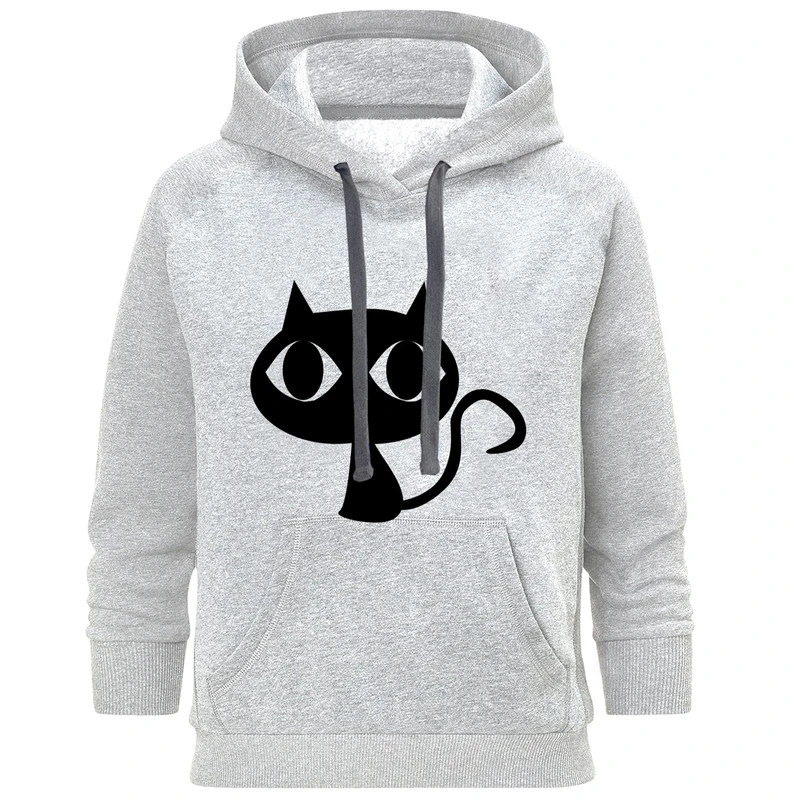 هودی زنانه طرح Black Cat کد C229