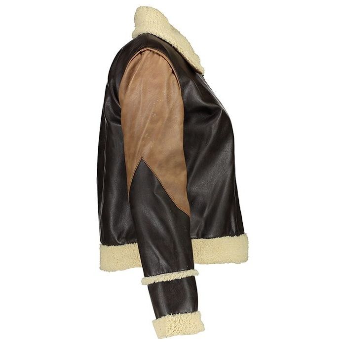 کاپشن چرم زنانه دثار مدل ۶۶۸ -  - 5