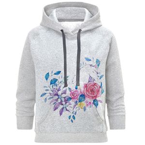 هودی زنانه طرح گل کد S333