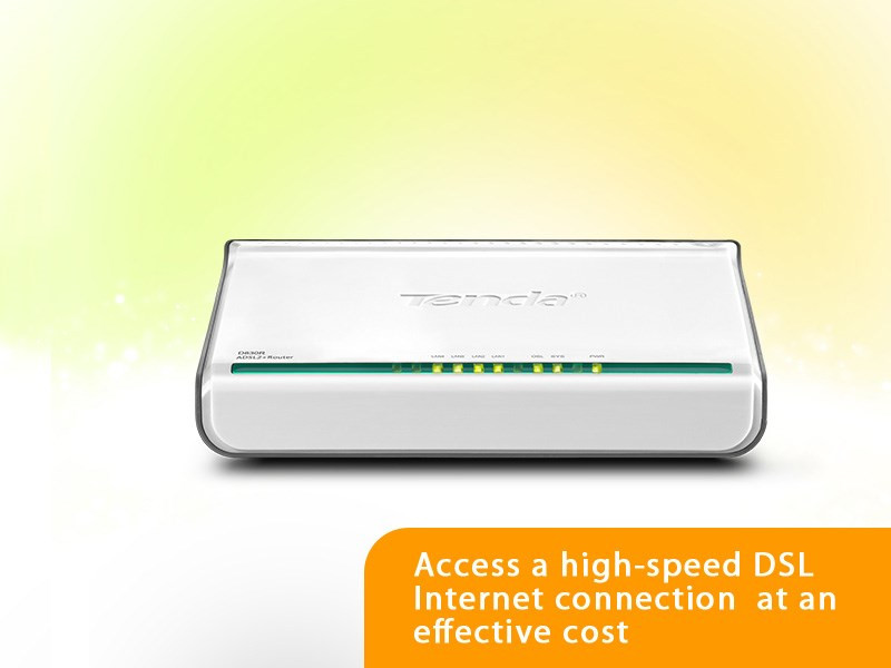 مودم-روتر +ADSL2 و باسیم تندا مدل D830R