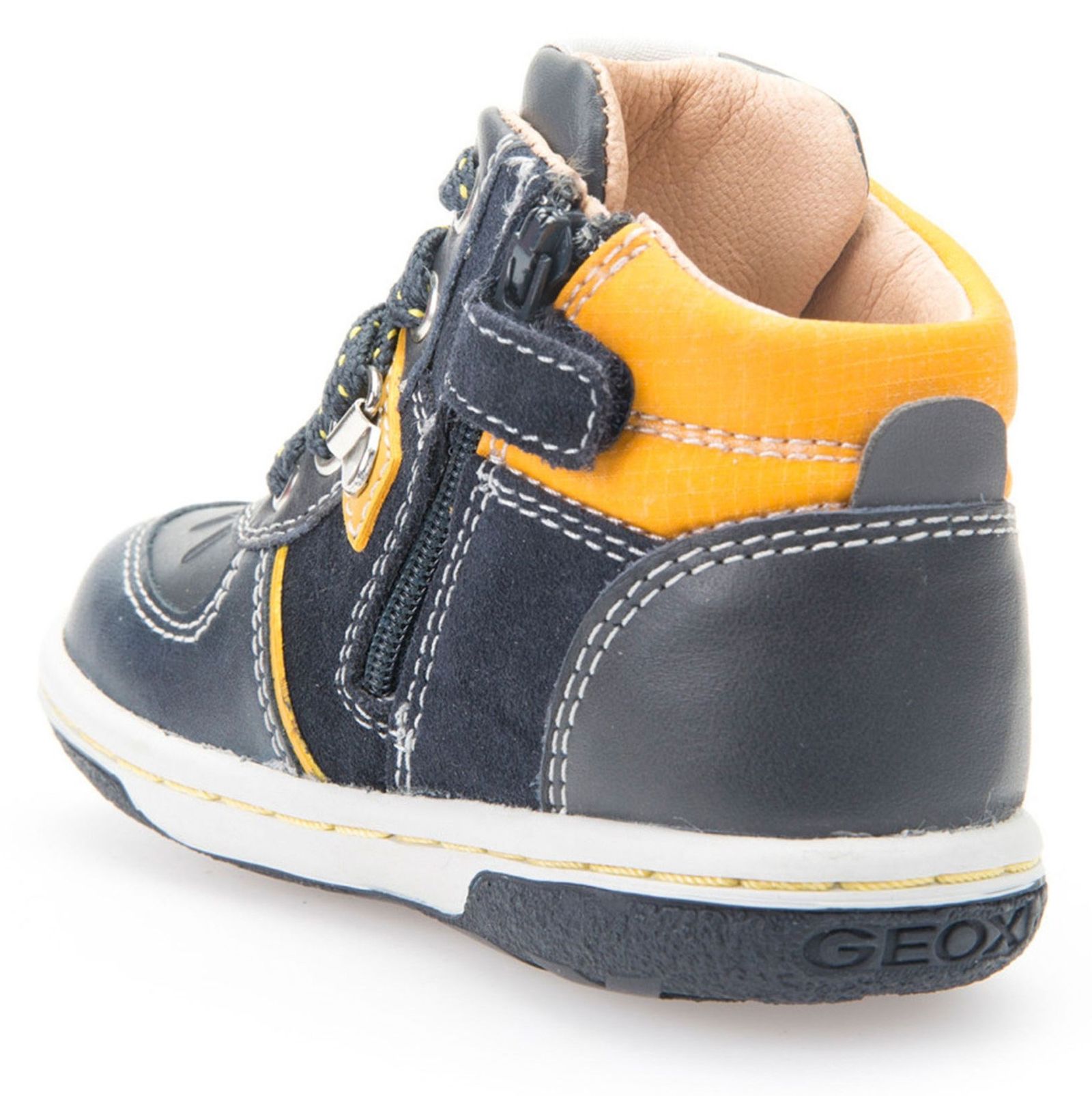 کفش بندی نوزادی پسرانه - جی اوکس - سرمه اي و اکر - 6