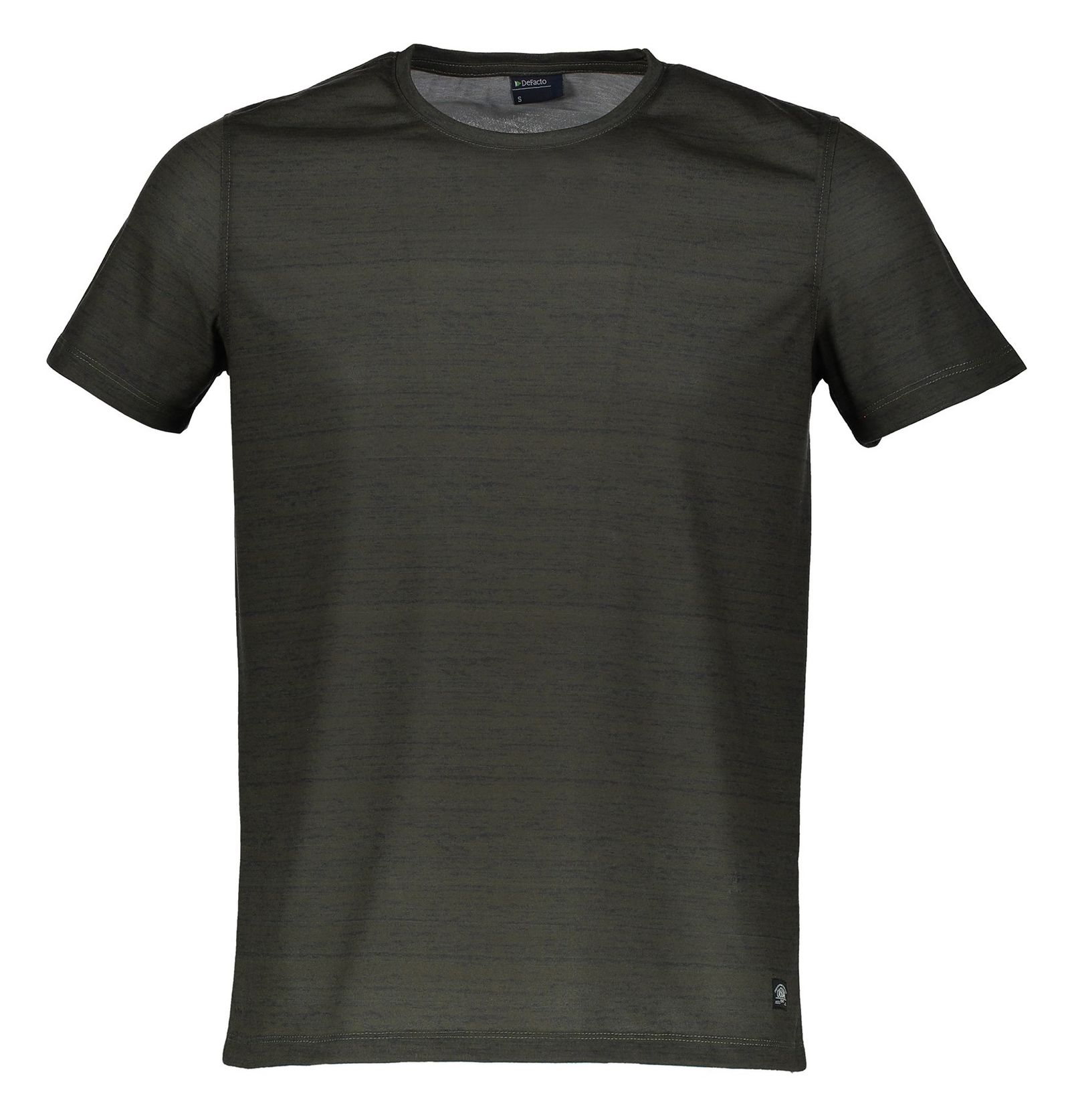 تی شرت یقه گرد مردانه - دفکتو - سبز - 1