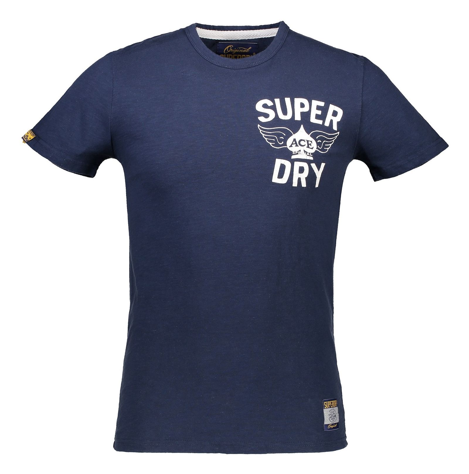 تی شرت نخی مردانه - سوپردرای - سرمه اي - 1