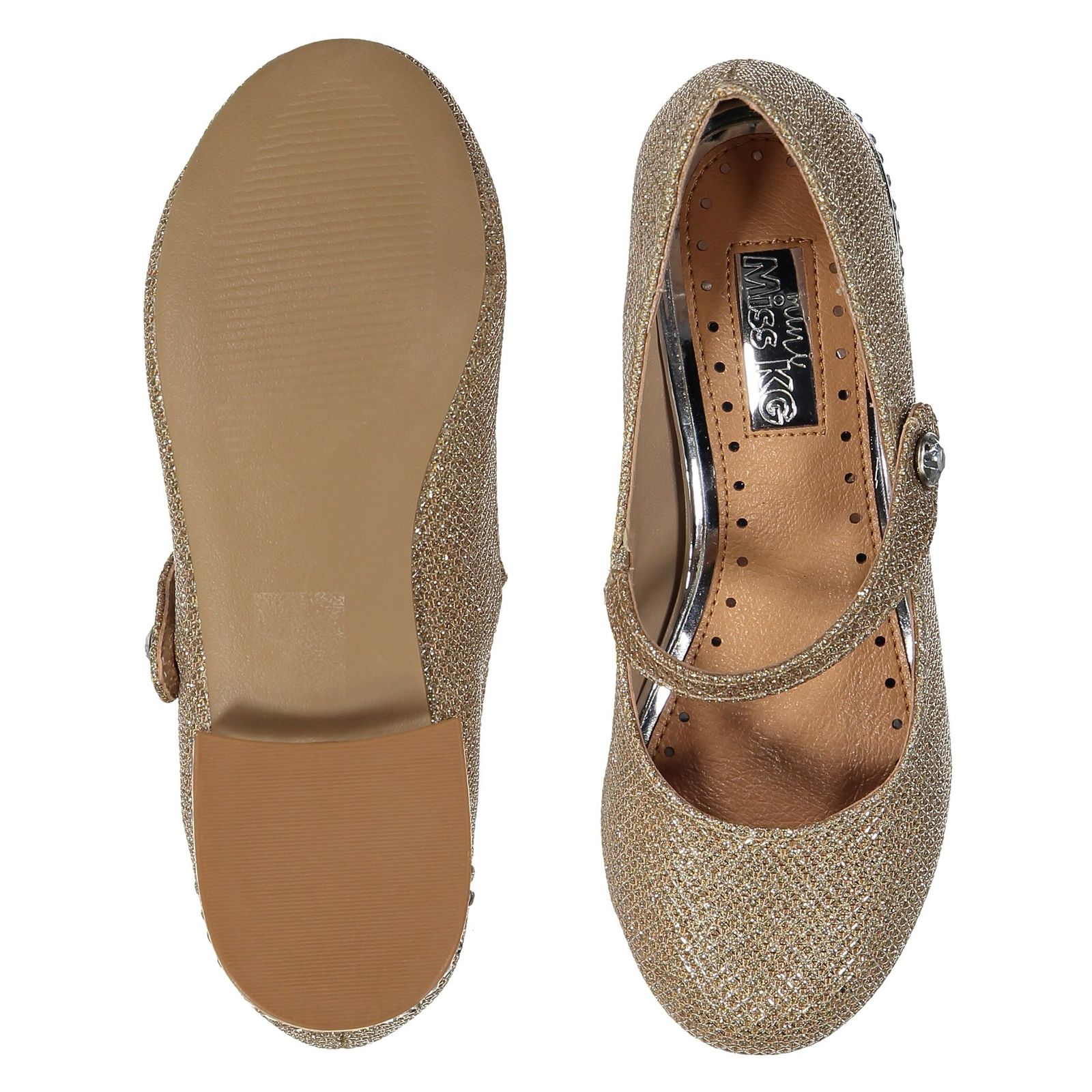 کفش مهمانی دخترانه - کرت گایگر - طلايي - 3