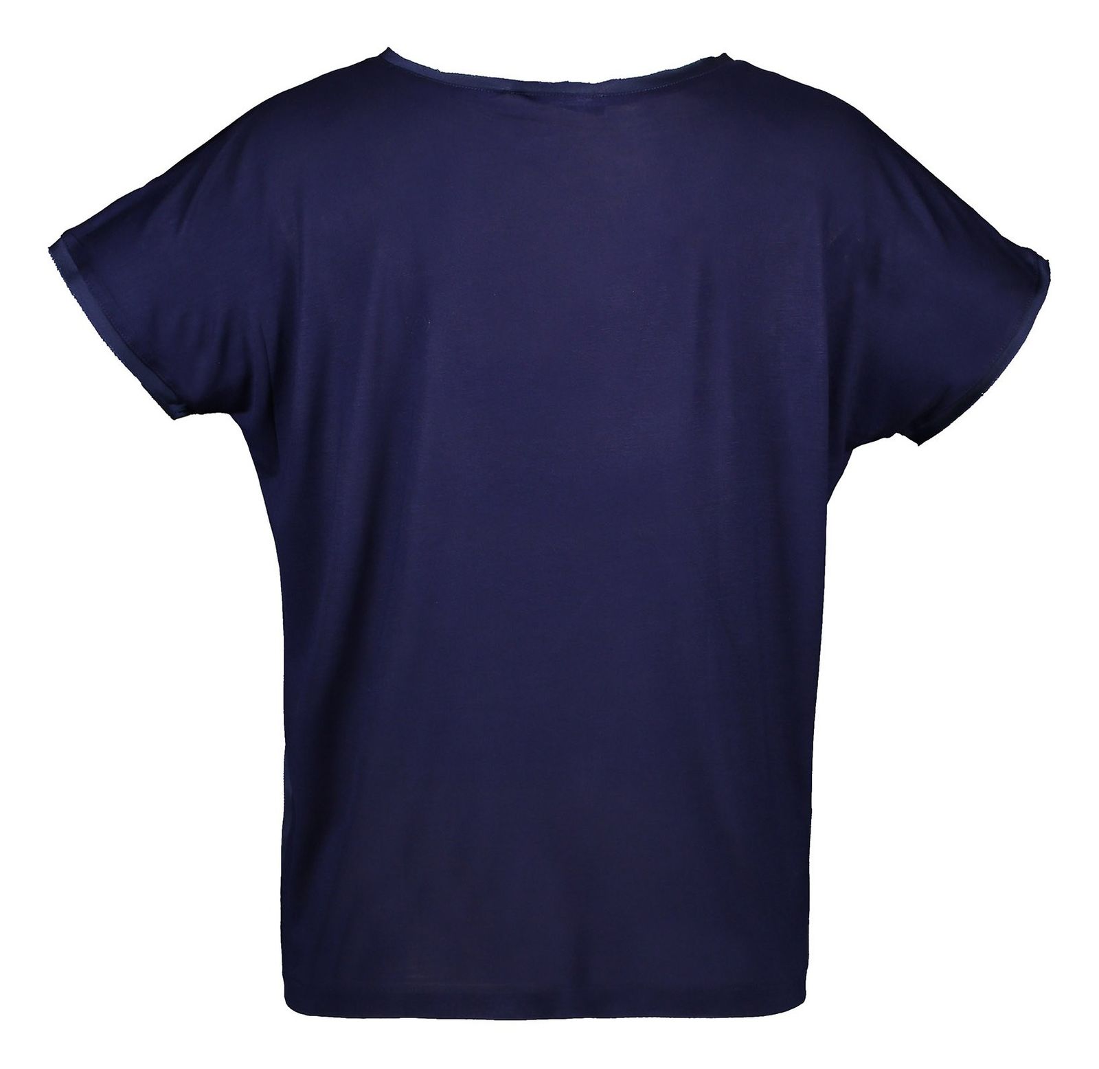 تی شرت ویسکوز زنانه - مانگو - سرمه اي - 3