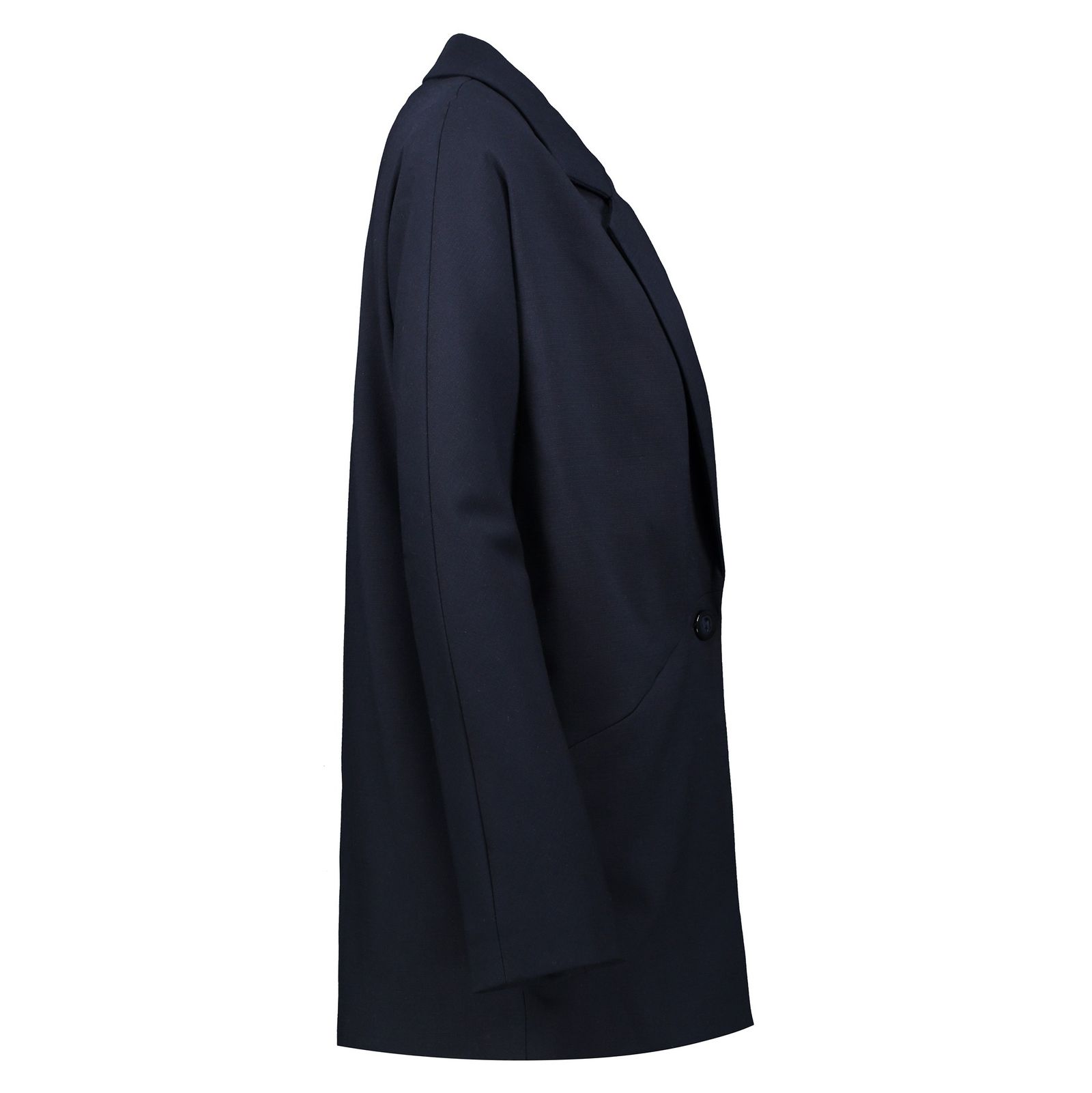 کت بلند زنانه - مانگو - سرمه اي - 3