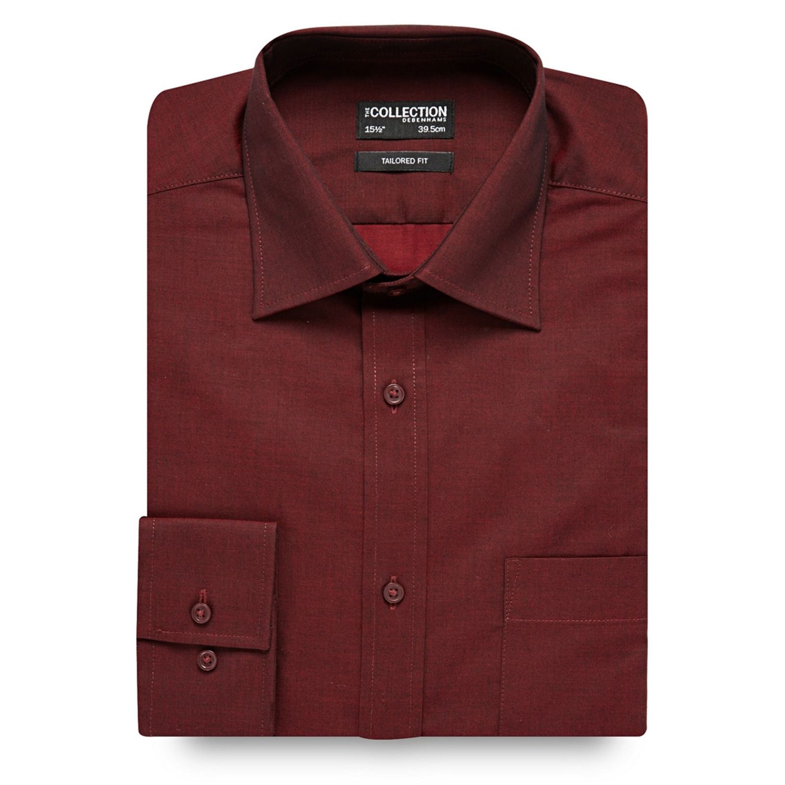 پیراهن رسمی مردانه - کالکشن - قرمز جيگري - 6