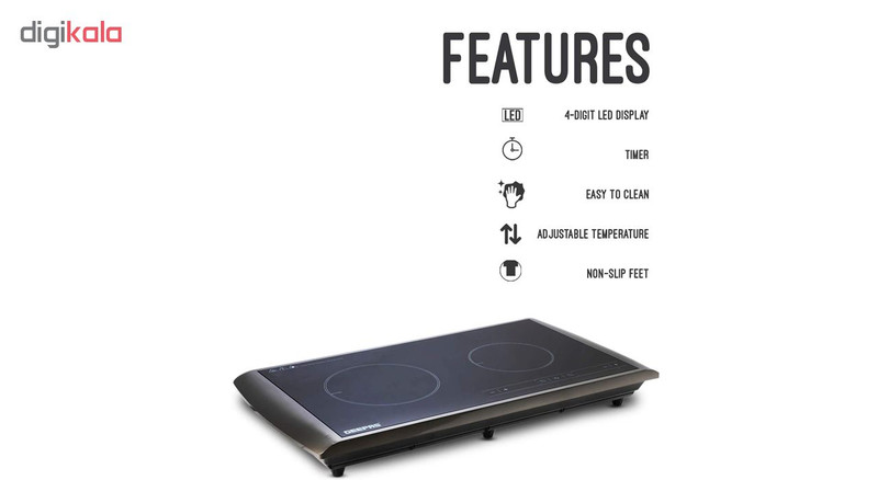 اجاق گاز القائی جی پاس مدل GIC33012UK