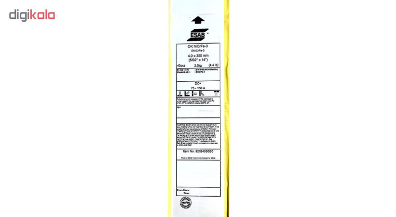 الکترود جوشکاری ایساب کد ENiCrFe-3 مدل OK92.26 وزن 5 کیلوگرم الکترود جوشکاری ایساب کد ENiCrFe-3 مدل OK92.26 وزن 5 کیلوگرم