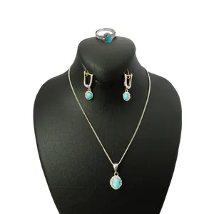 نیم ست نقره زنانه کد 266