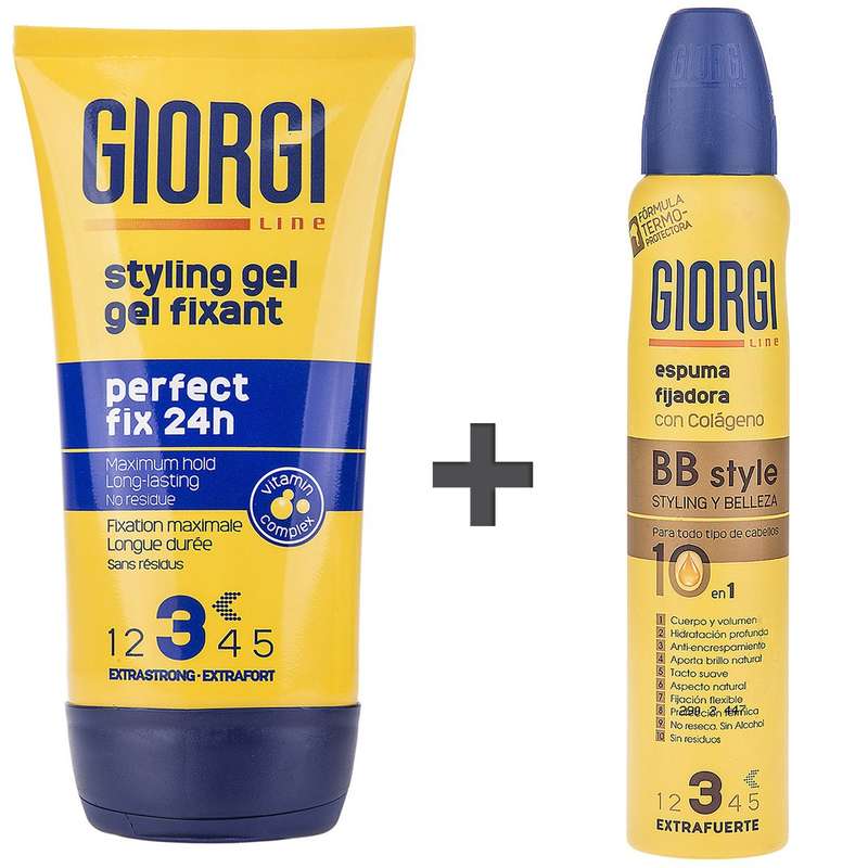 ژل حالت دهنده مو جیورجی مدل Perfect Fix 24h به همراه موس حالت دهنده مو ژل حالت دهنده مو جیورجی مدل Perfect Fix 24h به همراه موس حالت دهنده مو