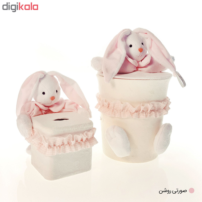 ست سطل و جادستمال اتاق کودک طرح خرگوش رابیت