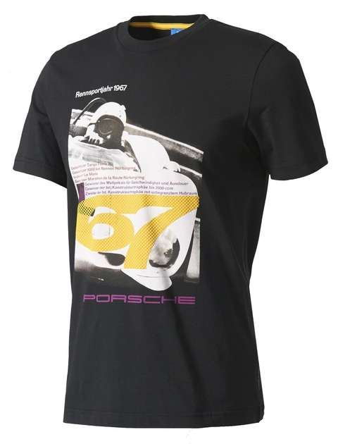 تی شرت نخی مردانه Camiseta Graphic Porsche Race - آدیداس