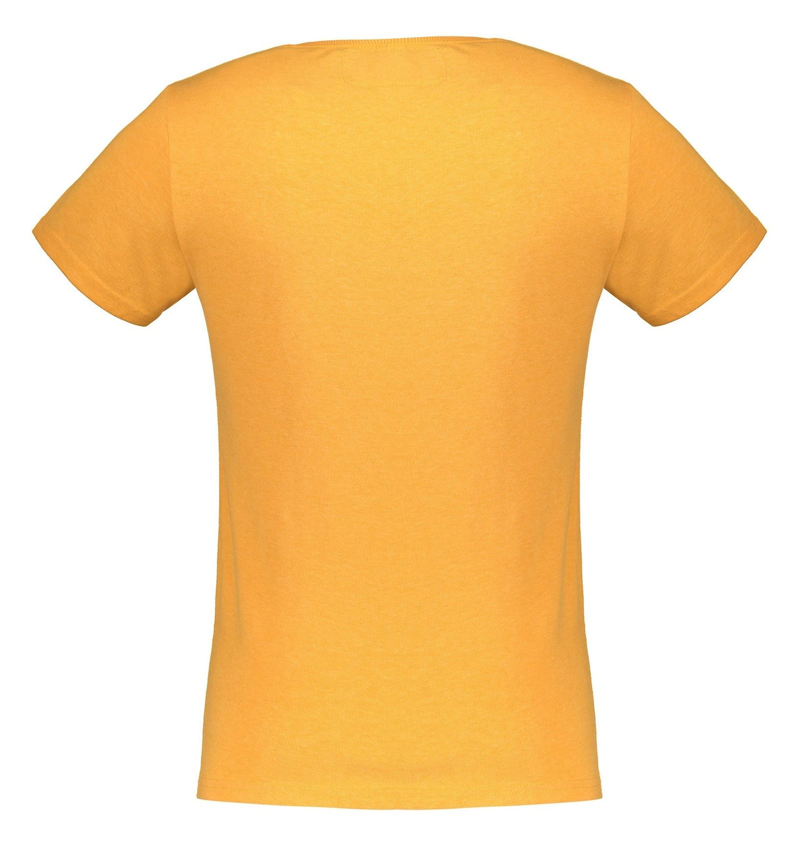 تی شرت نخی آستین کوتاه مردانه - سوپردرای - زرد    - 3