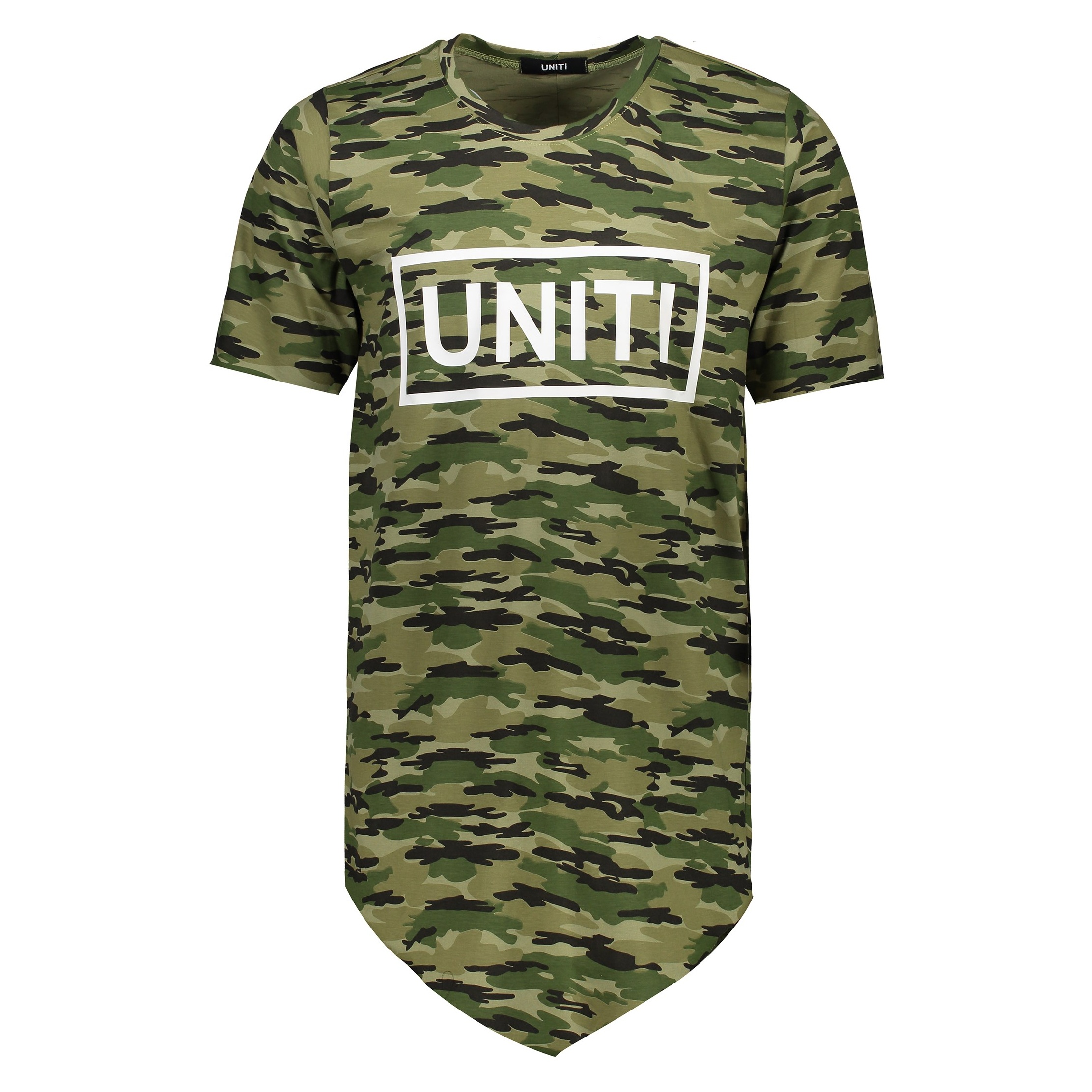تی شرت نخی یقه گرد مردانه Army - یونیتی - سبز - 1