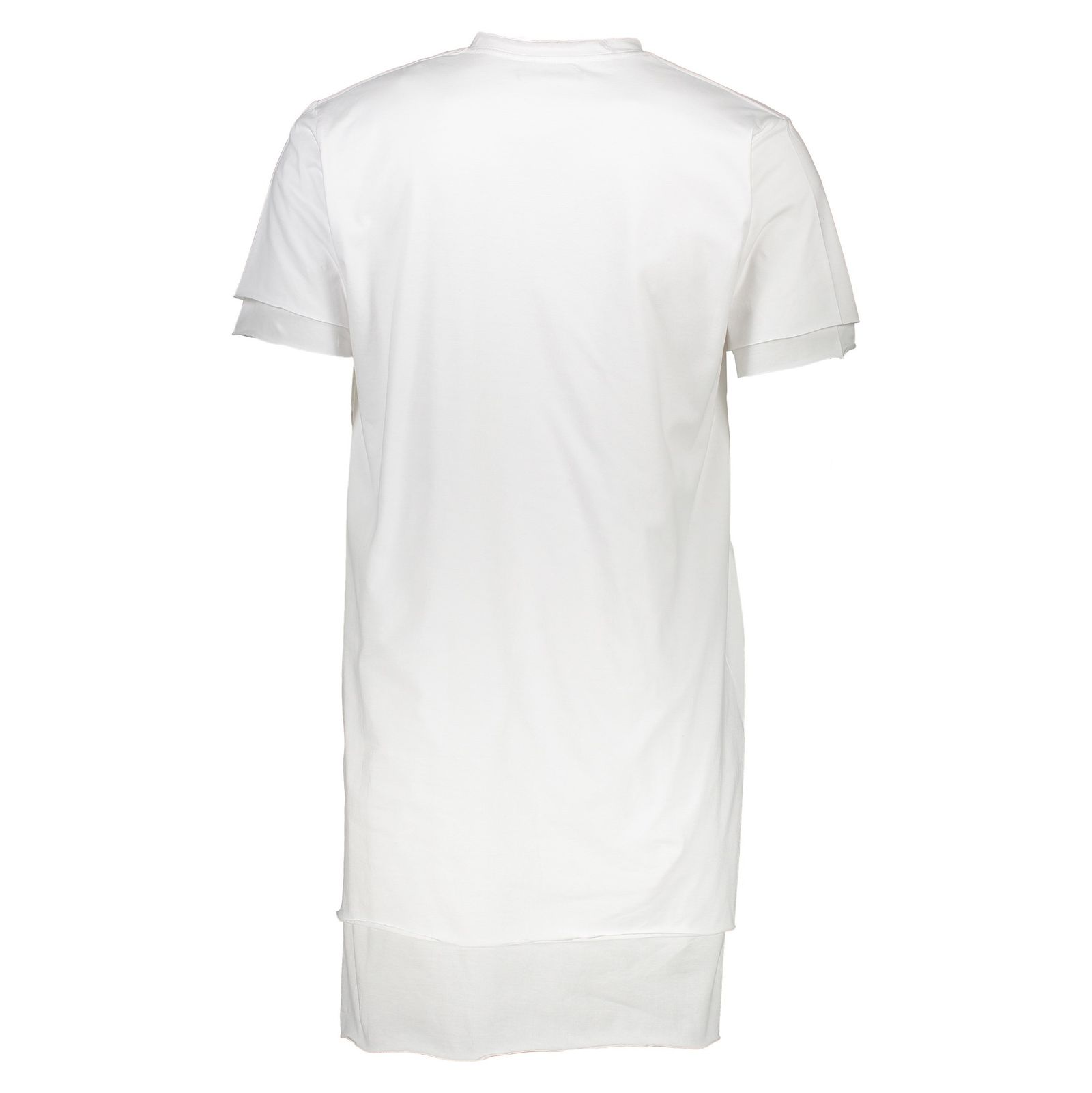 تی شرت ویسکوز یقه گرد مردانه Double Layer - یونیتی - سفيد - 3