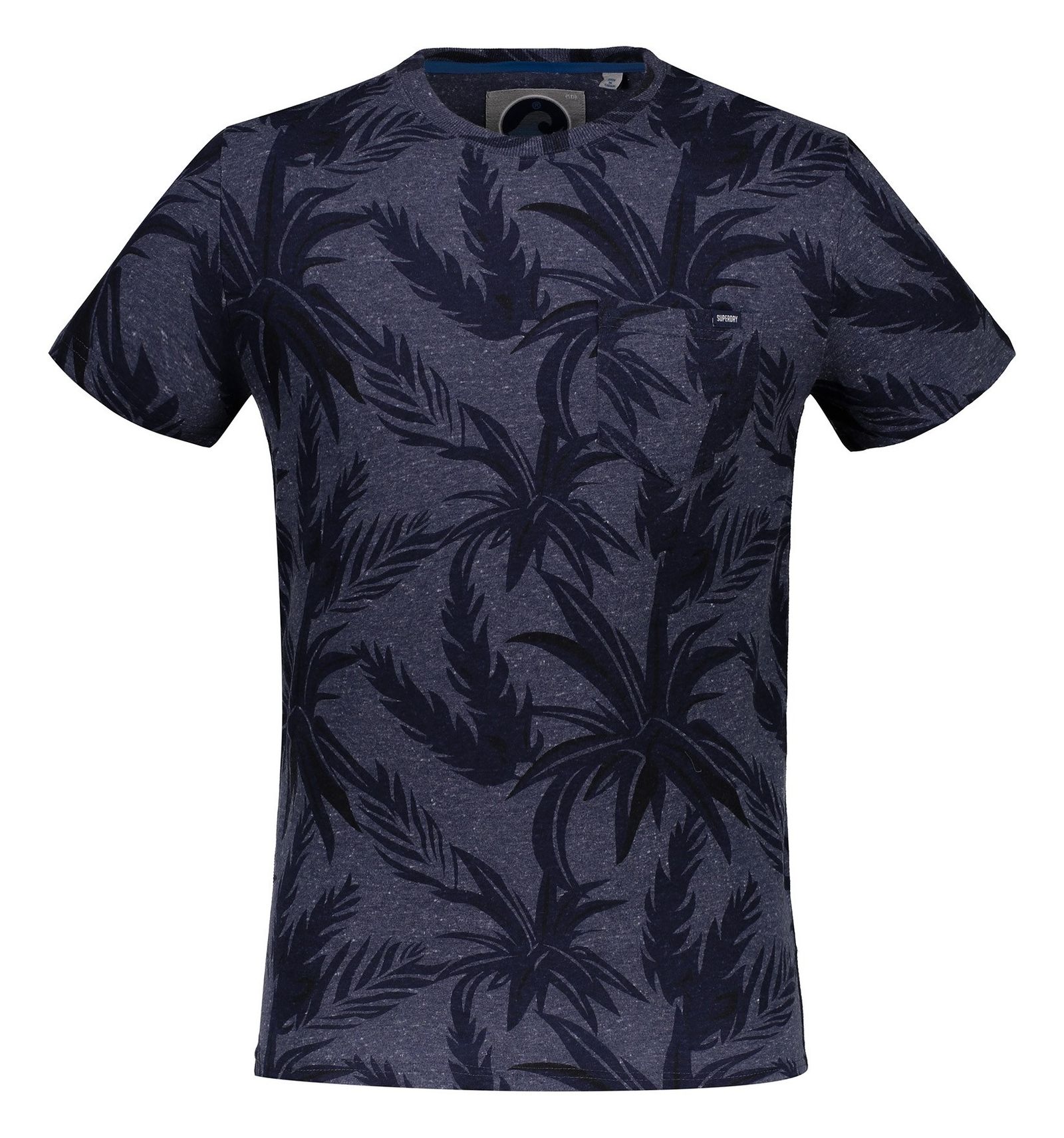 تی شرت نخی آستین کوتاه مردانه Dry Hawaiian - سوپردرای - آبي  - 1