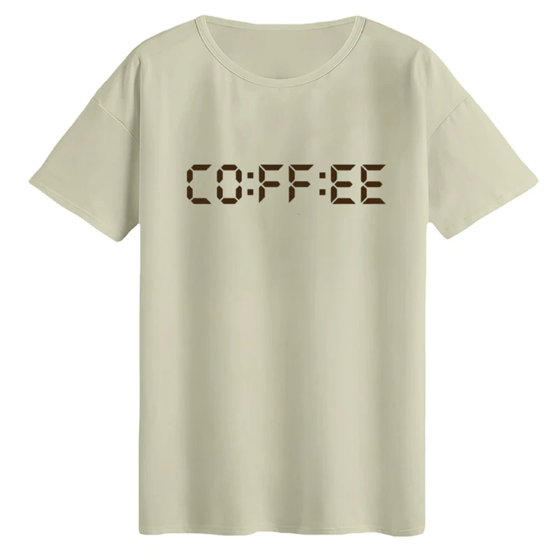 تی‌شرت لانگ آستین کوتاه زنانه مدل cofee