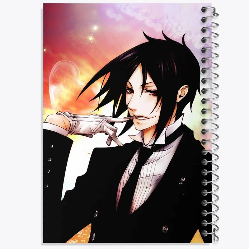 دفتر نت موسیقی 50 برگ خندالو مدل سباستین انیمه خادم سیاه Black Butler کد 16332
