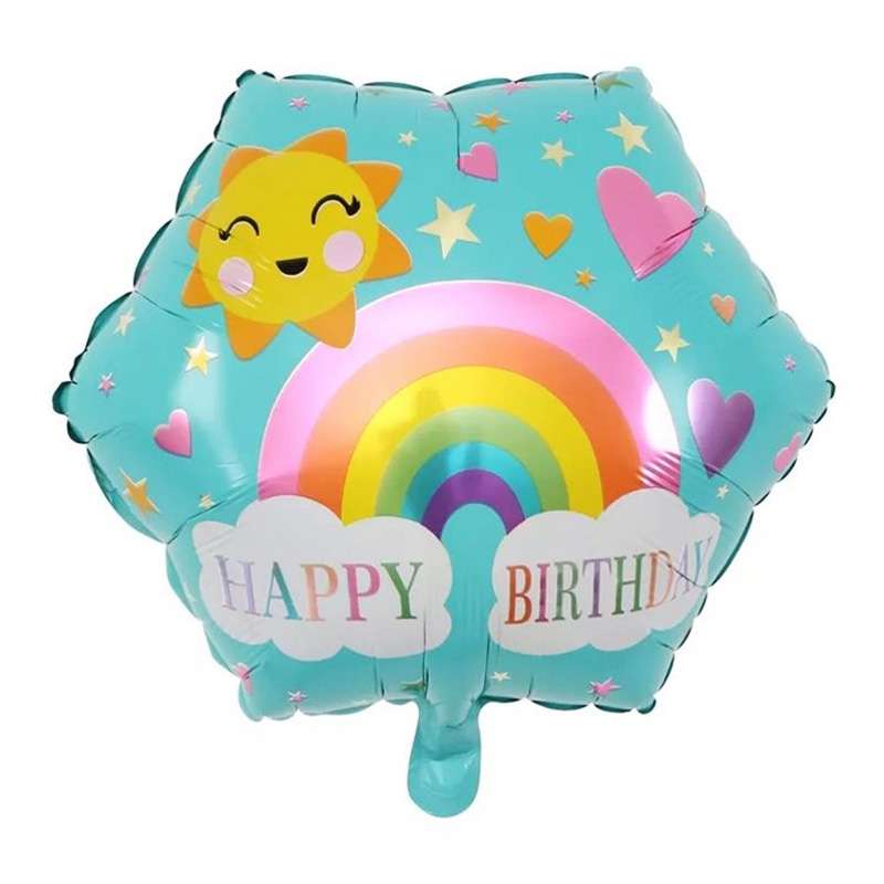 بادکنک فویلی لاکی بالونز طرح ابر و خورشید مدل Happy Birthday کد 1298 بادکنک فویلی لاکی بالونز طرح ابر و خورشید مدل Happy Birthday کد 1298