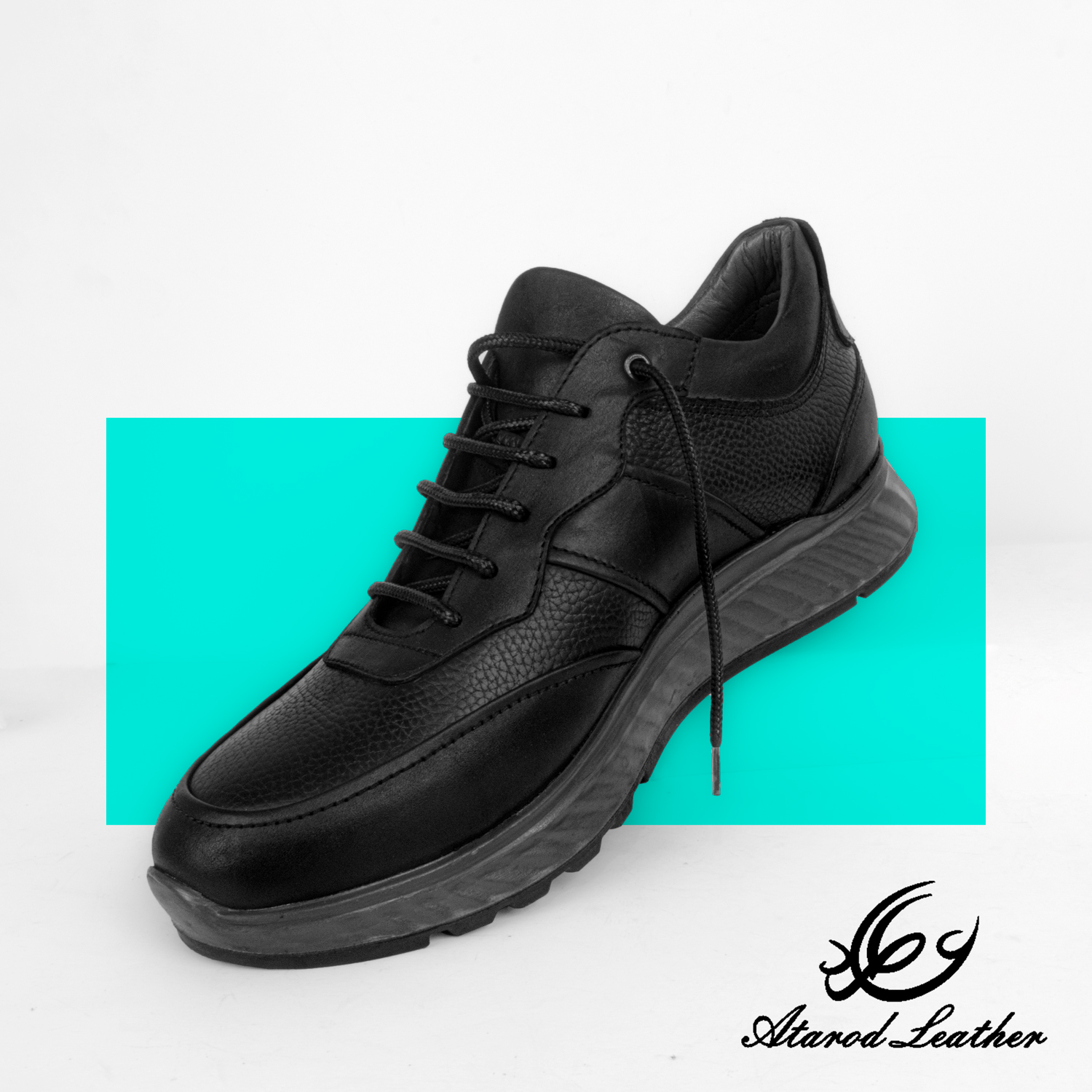 کفش روزمره مردانه چرم عطارد مدل چرم طبیعی کد SH11 -  - 6