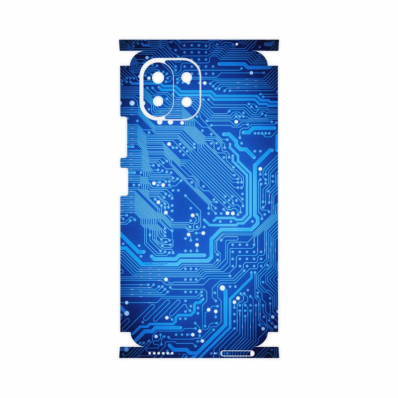 برچسب پوششی ماهوت مدل Blue-Printed-Circuit-Board-FullSkin مناسب برای گوشی موبایل شیائومی MI 11 LITE