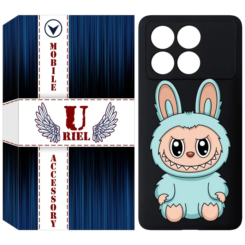 کاور یوریل مدل KSH کد 144 طرح عروسک لبوبو مناسب برای گوشی موبایل شیائومی Poco X6 Pro