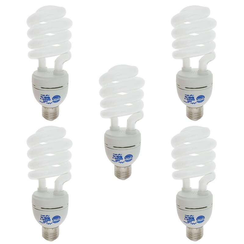 لامپ کم مصرف 30وات پارسیان  مدل Half EWQRY Spiral پایه E27  بسته 5 عددی