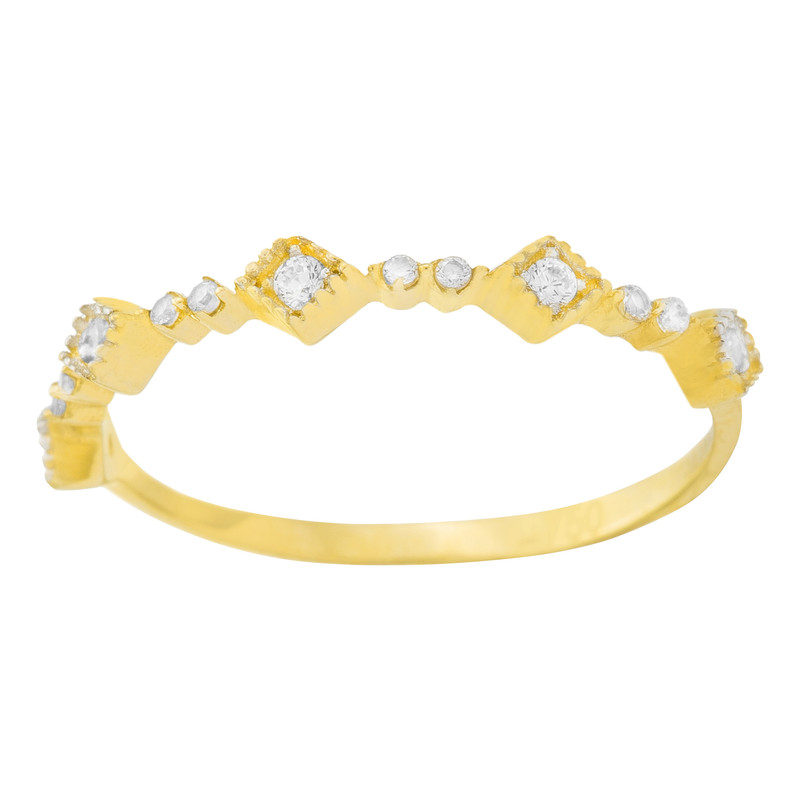 انگشتر طلا 18 عیار زنانه کیا گالری مدل آلما کد RM636