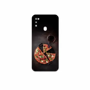 MAHOOT Pizza Cover Sticker for Samsung Galaxy M21  2021 Edition