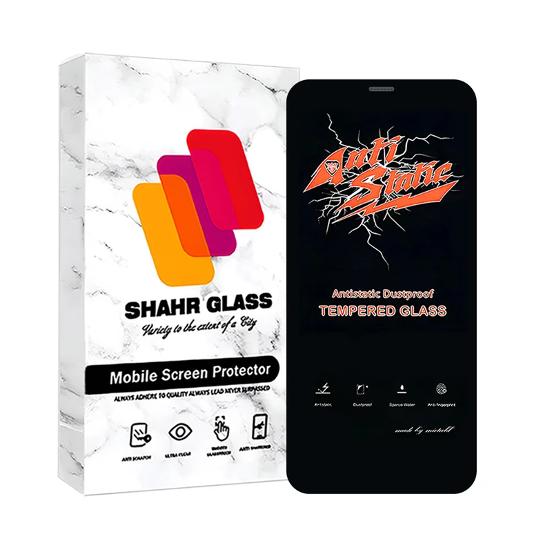 محافظ صفحه نمایش آنتی استاتیک شهر گلس مدل ANTIDUSTSHNW مناسب برای گوشی موبایل اپل iPhone 12/iPhone 12 Pro