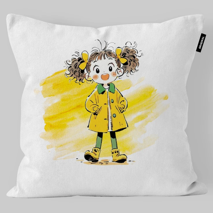 کوسن کودک تاراد مدل دختر کارتونی کد KO613 