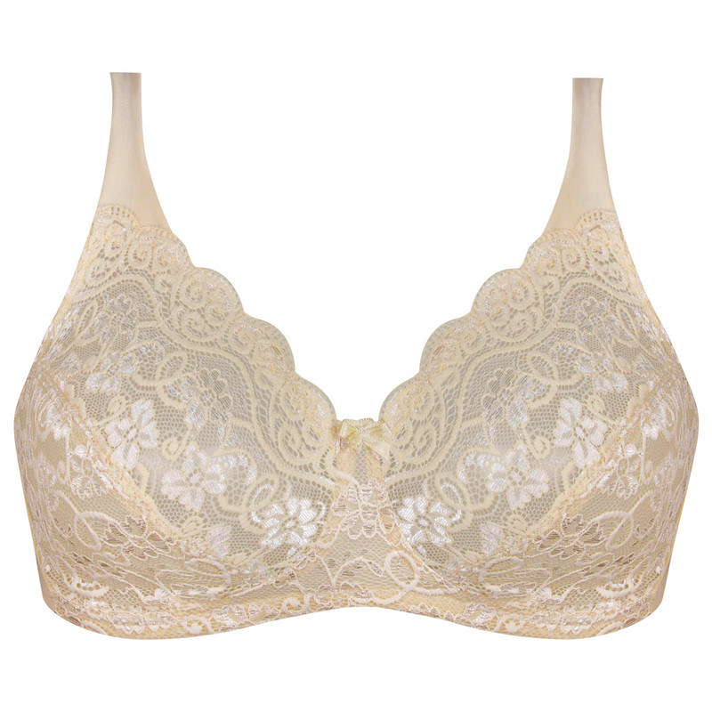 سوتین زنانه شاندرمن مدل بدون فنر viola کد 5080-2410-26 رنگ کرم