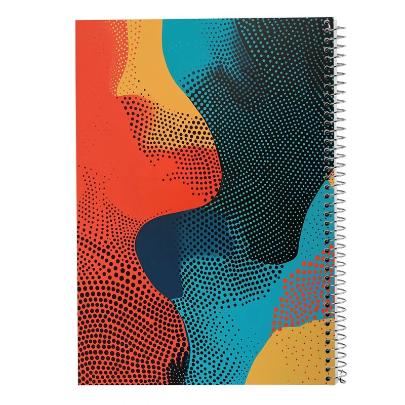 دفتر ژورنال نویسی 50 برگ مدوپد مدل نقطه ای طرح اشکال فانتزی کد DF16155