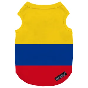 لباس سگ و گربه 27 طرح Colombia Dog کد MH757 سایز S